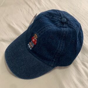 Polo by Ralph Lauren Bear Embroidered Denim Hat